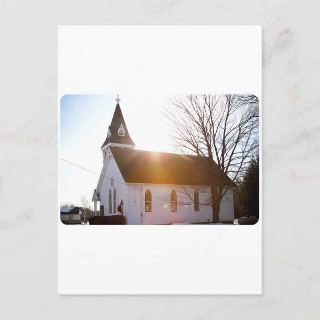 Country church postcard (Front)
