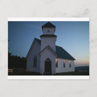 Country Church Postcard
