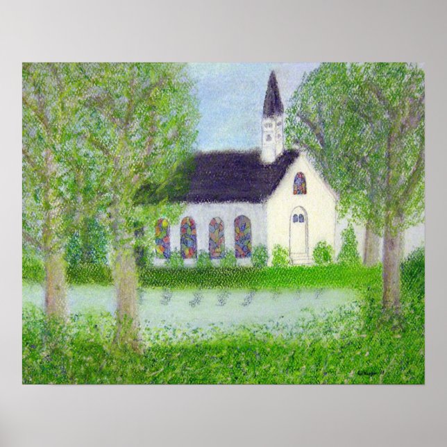 Country Church Poster (Front)