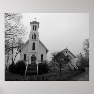 Country Church Poster