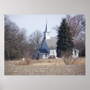 Country Church Poster