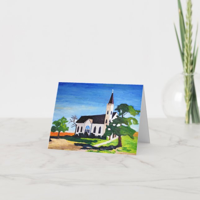 Country Church, Richland, Texas Card (Front)