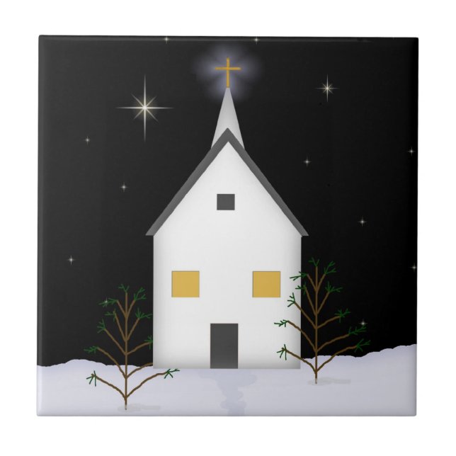 Country Church Tile (Front)
