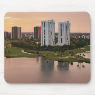 Country Club at sunset, Aventura, Florida Mouse Pad