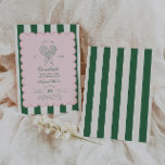 Country Club Court Side Racquet Tennis Birthday Invitation<br><div class="desc">Serve up a stylish celebration with our Courtside Tennis Birthday Invitation,  inspired by classic country club aesthetics and simple tennis charm. This design is perfect for tennis lovers of any age,  from kids’ birthdays to milestone celebrations,  bachelorettes and so much more.</div>