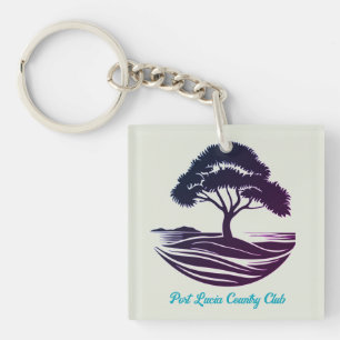 Country Club Logo Keychain