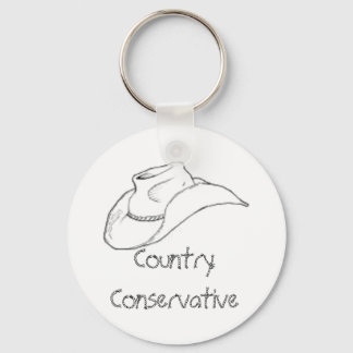 Country Conservative Keychain