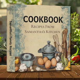 Country Cooking Kitchen Recipe Album Binder