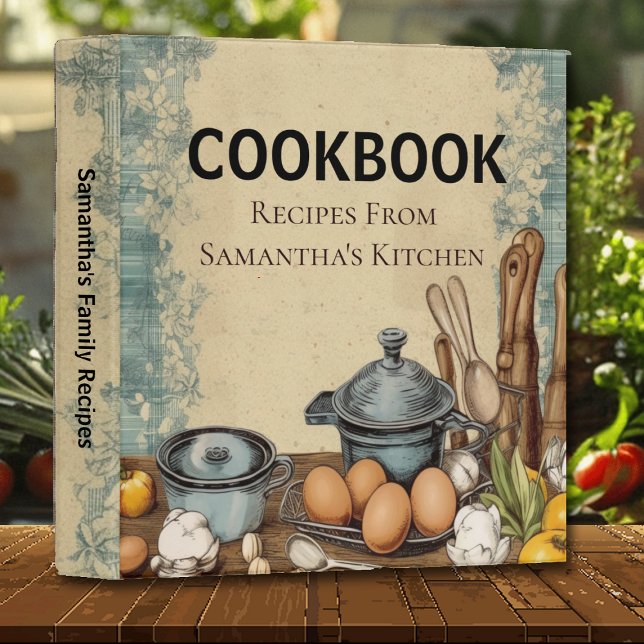 Country Cooking Kitchen Recipe Album Binder (Creator Uploaded)