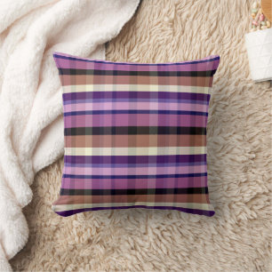 Country Cool Plaid DGARTPAP Throw Pillow