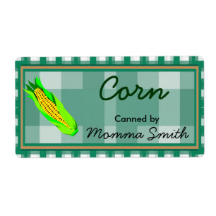 Country Corn Custom Canning Labels