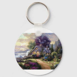 Country Cottage Keychain