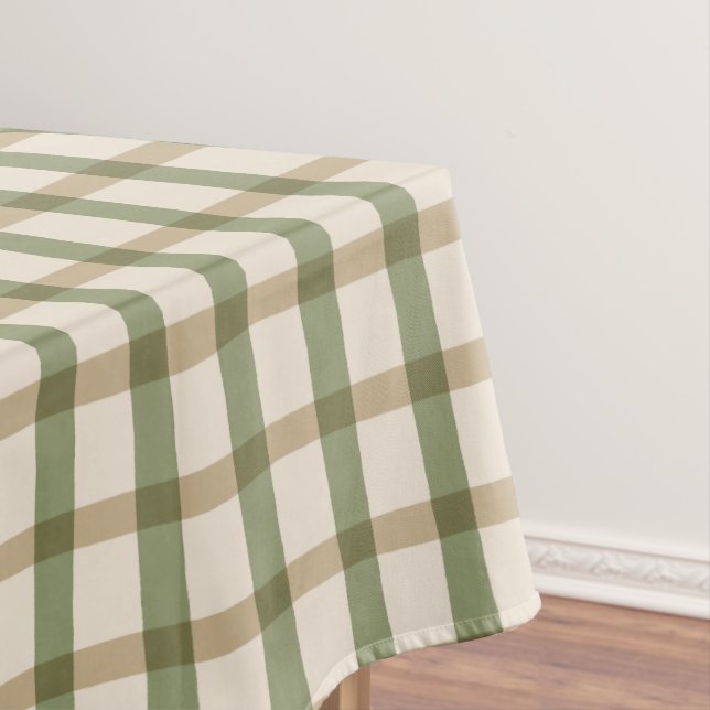 Country Cottage Plaid Tablecloth (In Situ)