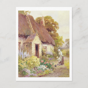 Country Cottage Postcard