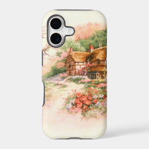 Country Cottage with Flowers