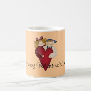 Country Couple Happy Valentine's Day Mug