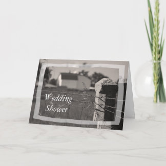 Country Couples Wedding Shower Invitation