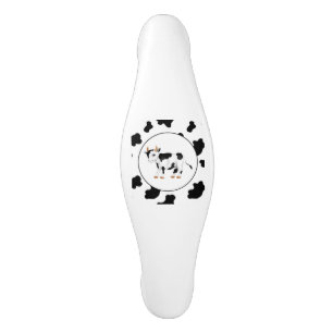 Country Cow ceramic cabinet pull