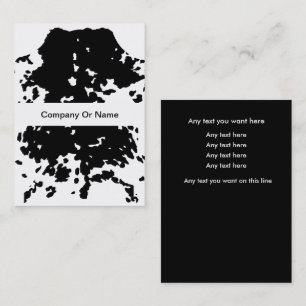 Country Cow Pattern Black And White Businescards Business Card