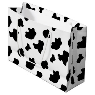Country Cow pattern larg gift bag
