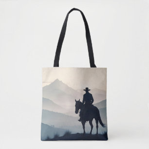 Country Cowboy Adventure Outdoors Nature Escape Tote Bag