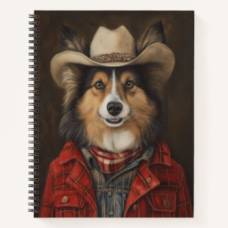 Country Cowboy Shetland Sheepdog | Sheltie Notebook