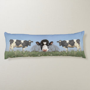 Country Cows and Customizable Cow Face Body Pillow