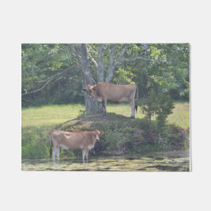 Country Cows Doormat