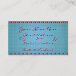 Country Cozy Business Card