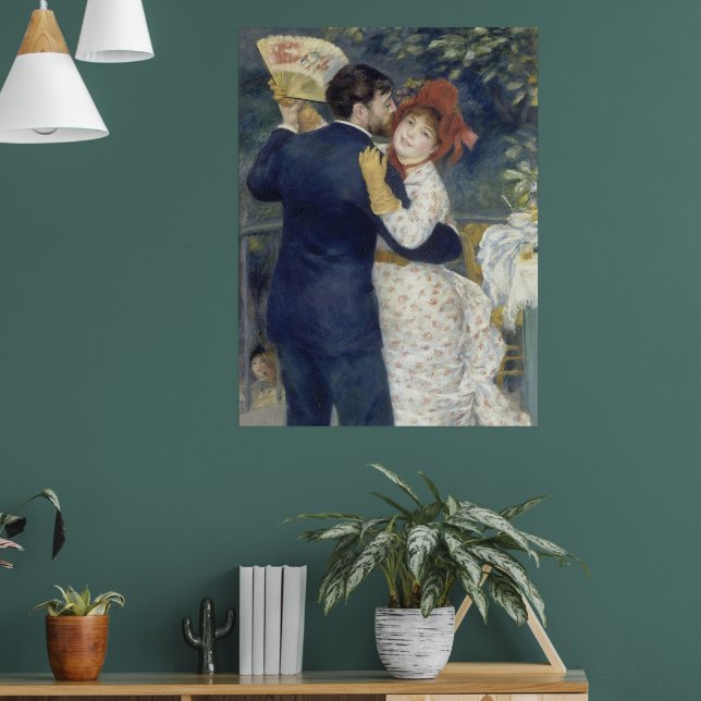 Country Dance - Renoir Impressionist Painting Poster (Living Room 1)
