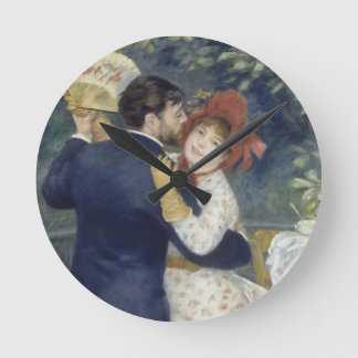 Country Dance - Renoir Impressionist Painting Round Clock