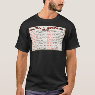 Country Drinking Songs Cassette Mix Tape T-Shirt