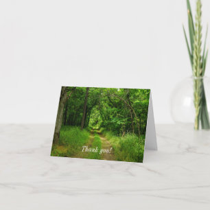 Country Driveway Thank You Card