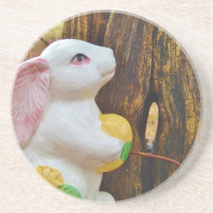 Country Easter Bunny Coaster