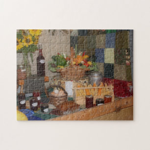 Country Fair Fall Harvest Display Jigsaw Puzzle
