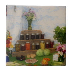 Country Fair Harvest Display Tile
