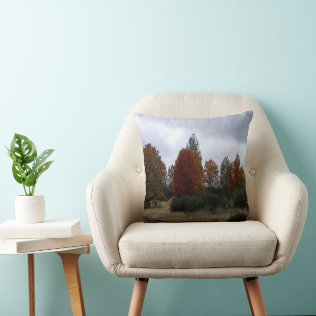 Country Fall colours...... Throw Pillow (Chair)
