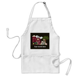 Country Farm add words cooking kitchen apron