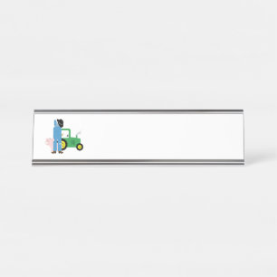 Country Farm Desk Name Plate