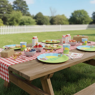 Country Farm Paper Plates