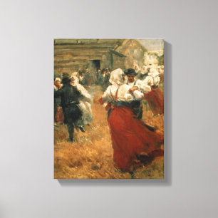 Country Festival, 1890s Canvas Print