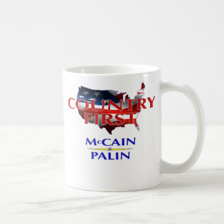 Country First - McCain Palin 2008 Coffee Mug
