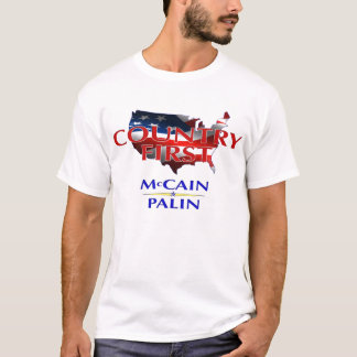 Country First - McCain Palin 2008 T-Shirt