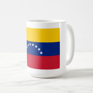 Country flag of Venezuela custom coffee mug