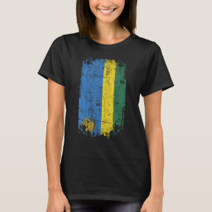 Country Flag Souvenir Grunge Flag Rwanda T-Shirt