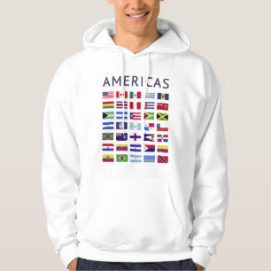 Country Flags Americas National Flags America Hoodie
