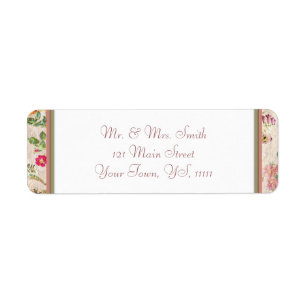 Country Floral Return Address