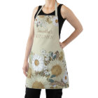 Country Floral Women's Name Apron