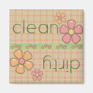 Country Flowers Dishwasher Magnet