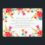 Country Flowers Graduation Party Invite<br><div class="desc">Elegant and brightly coloured floral grad party invite design by Shelby Allison. Click the link below to view the entire Country Flowers Graduation Collection that includes matching photo announcements,  party supplies and other sendables.</div>